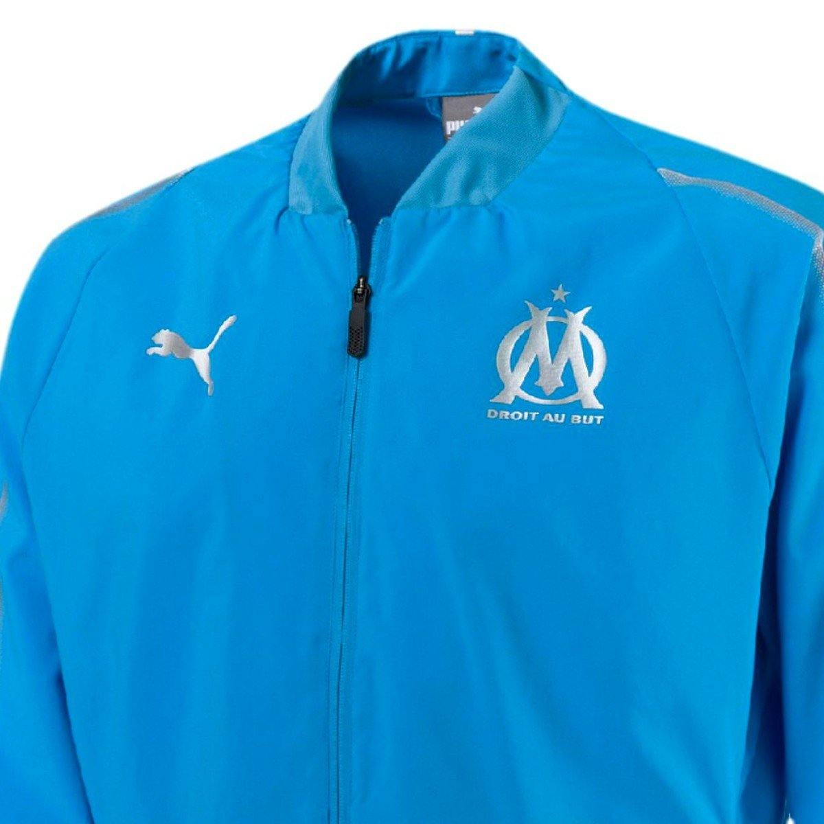 Olympique Marseille Presentation Soccer Tracksuit 2018/19 - Puma