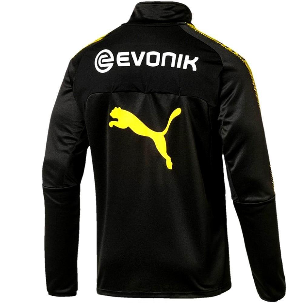 Borussia Dortmund Black Training Technical Soccer Tracksuit 2017/18 - Puma