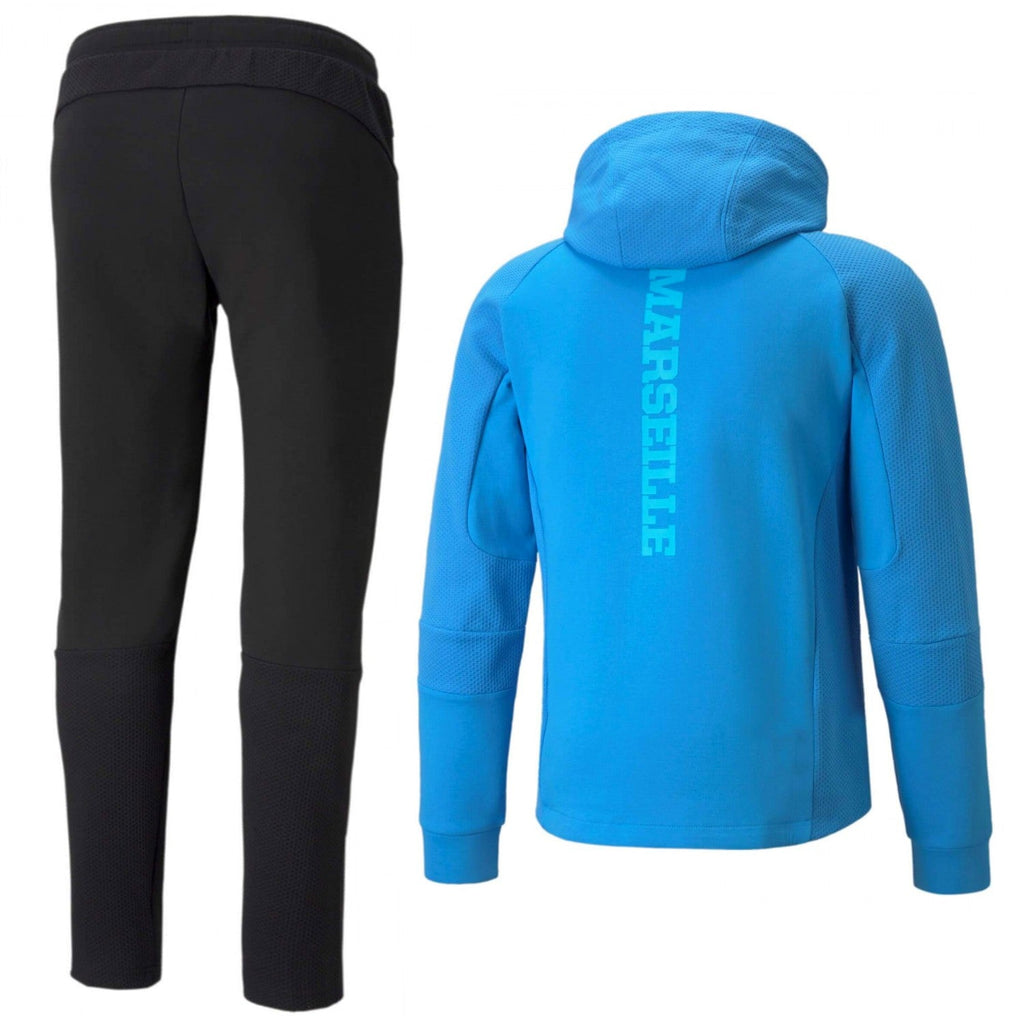 Olympique Marseille Casual hooded presentation tracksuit 2021/22 - Puma