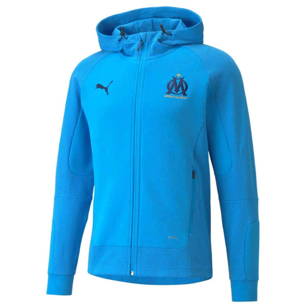 Olympique Marseille Casual hooded presentation tracksuit 2021/22 - Puma