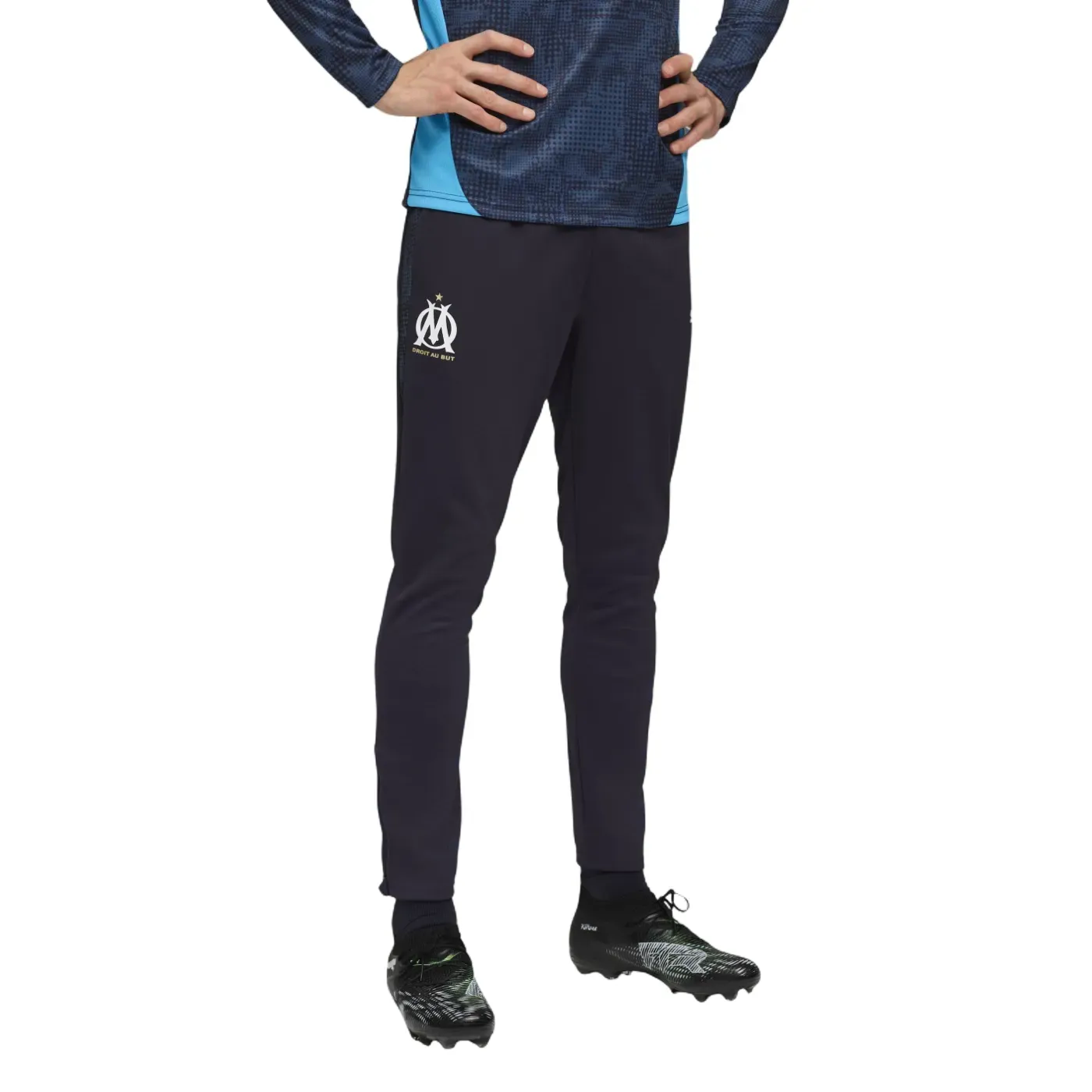 Olympique Marseille navy training technical tracksuit 2025/26 - Puma