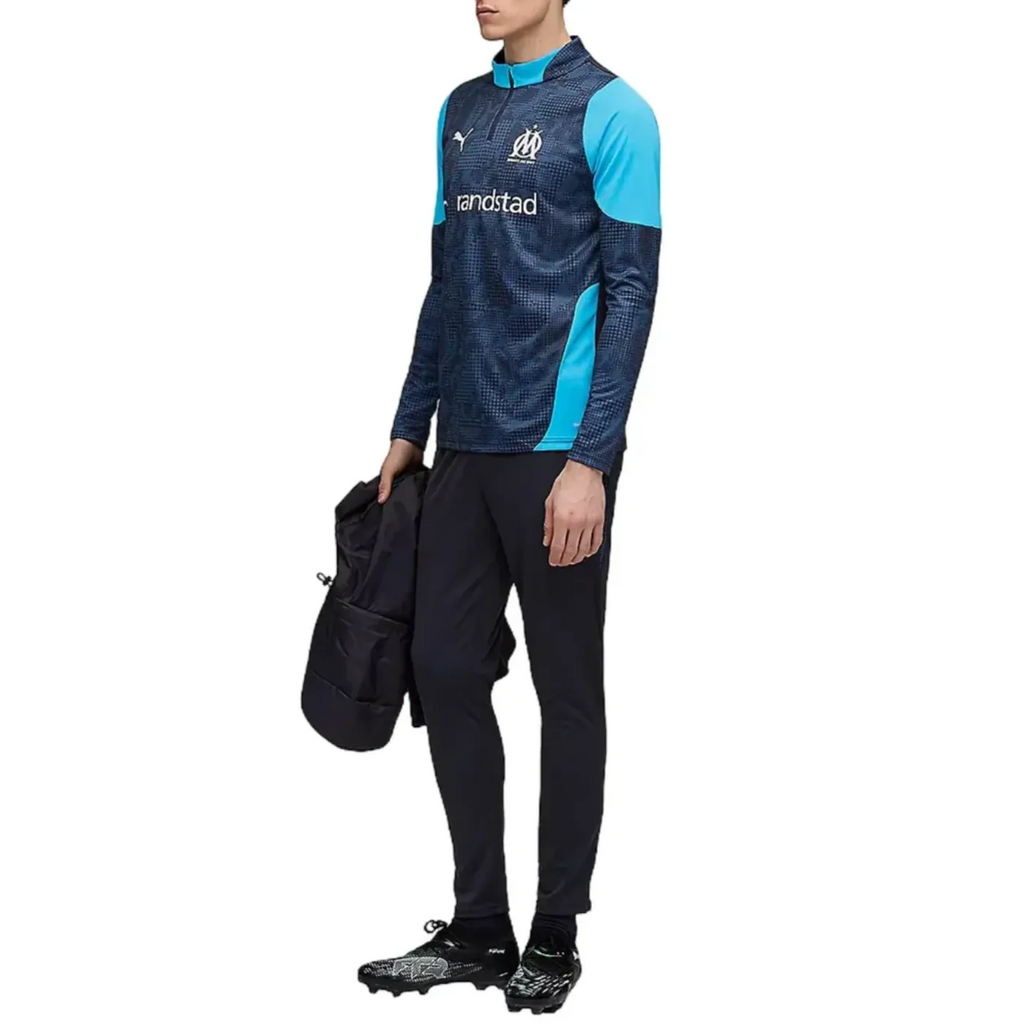 Olympique Marseille navy training technical tracksuit 2025/26 - Puma